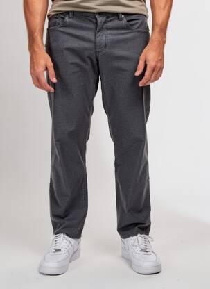 Pantalon slim țesătură catifea mărime normală gri PIERRE TALAMON bărbat