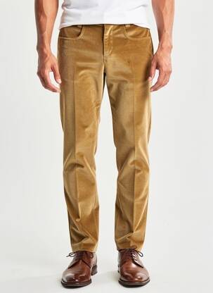 Pantalon slim elasticitate mărime normală maro PIERRE TALAMON bărbat