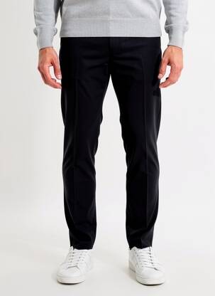 Pantalon slim elasticitate mărime normală negru PIERRE TALAMON bărbat