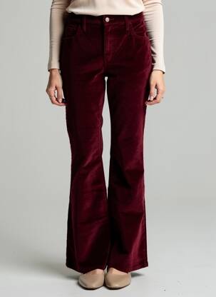 Pantalon evazat elasticitate mărime normală roșu LEVI'S femeie