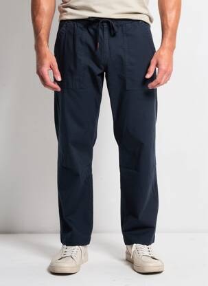 Pantalon chino elasticitate mărime normală albastru PETROL INDUSTRIES bărbat