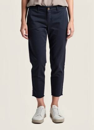 Pantalon 7/8 elasticitate mărime normală albastru HAPPY femeie