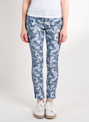 Pantalon slim elasticitate mărime normală albastru TOXIK3 femeie