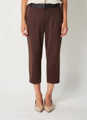 Pantalon 7/8 elasticitate mărime normală maro IMPERIAL femeie
