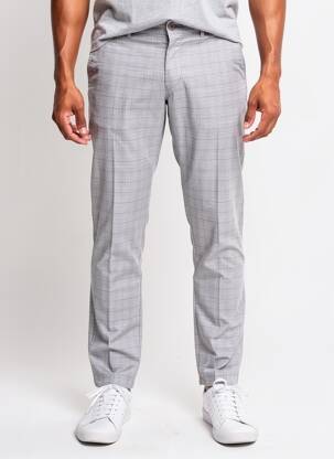 Pantalon chino elasticitate mărime normală gri IMPAQT bărbat