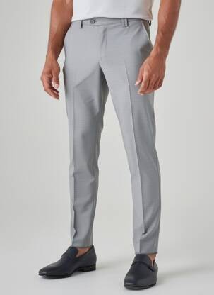 Pantalon slim elasticitate mărime normală gri GIANNI MARCO bărbat
