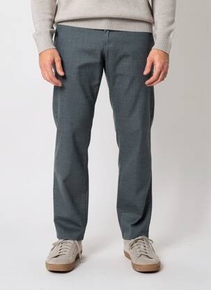 Pantalon chino țesătură melanj mărime normală albastru LDCN bărbat