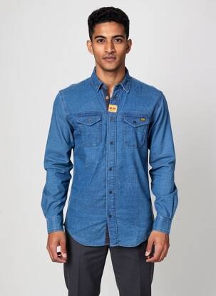 Cămașă cu mâneci lungi buzunare albastru SUPERDRY bărbat