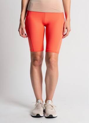 Pantalon de ciclism elasticitate mărime normală portocalie ONLY femeie