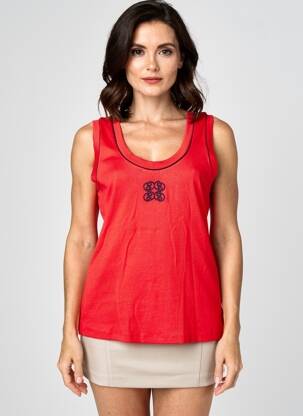 Tricou elasticitate mâneci scurte roșu ACCESS FASHION femeie