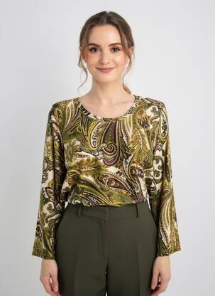 Tricou mâneci 3/4 mâneci 3/4 galben BETTY BARCLAY femeie