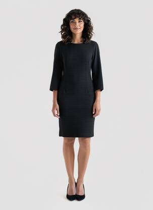 Rochie midi mâneci lungi mâneci lungi negru PENNYBLACK femeie