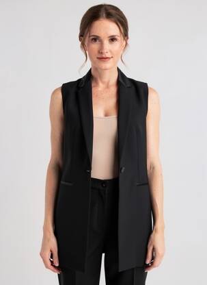 Sacou buzunare negru PENNYBLACK femeie