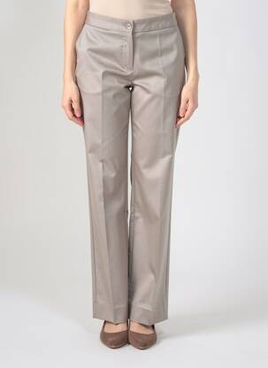 Pantalon drept țesătură poplin mărime normală gri PENNYBLACK femeie
