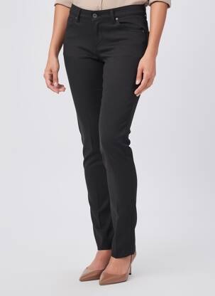 Pantalon slim talie joasă talie joasă negru RENHSEN femeie