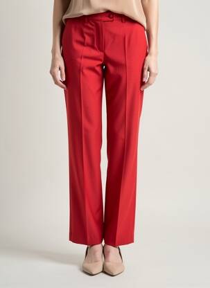Pantalon drept țesătură crep mărime normală roșu ESSENTIEL ANTWERP femeie