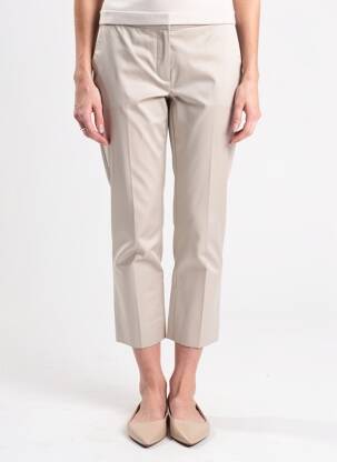 Pantalon 7/8 talie cu cleme mărime normală bej PENNYBLACK femeie