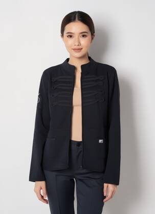 Jachete casual buzunare negru BLACK WELLIS femeie