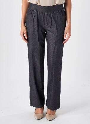 Pantalon drept elasticitate mărime normală gri AGATHE & LOUISE femeie