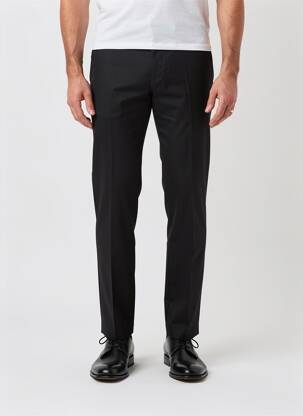 Pantalon drept țesătură poplin mărime normală negru KARL LAGERFELD bărbat