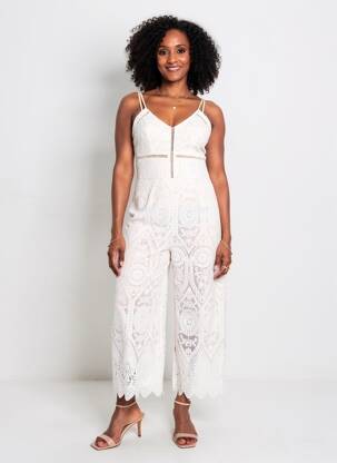 Salopetă-pantalon închidere cu fermoar la spate bretele subțiri bej MISSGUIDED femeie