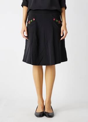 Fustă midi elasticitate negru BLUTSGESCHWISTER femeie