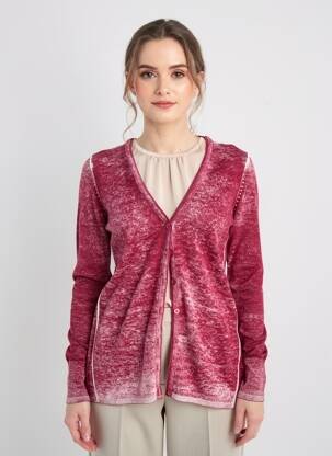 Vestă cu mâneci lungi croială cambrată roșu HUGO BOSS femeie