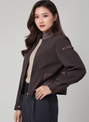 Jachete casual buzunare negru MOTYS COLLECTION femeie