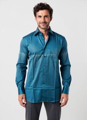 Cămașă cu mâneci lungi buzunare albastru PIERRE CARDIN bărbat