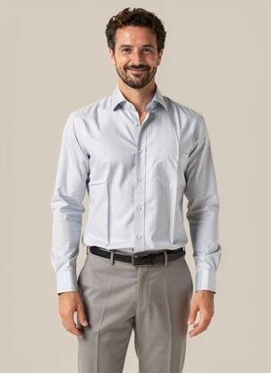 Cămașă cu mâneci lungi buzunare albastru HUGO BOSS bărbat