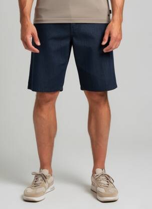 Bermudă țesătură denim mărime normală negru HUGO BOSS bărbat