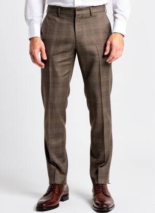 Pantalon slim elasticitate mărime normală maro MEXX bărbat