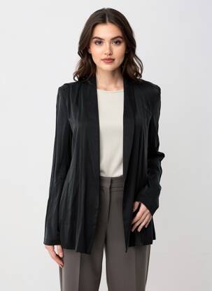 Sacou guler șal negru AMERICAN VINTAGE femeie