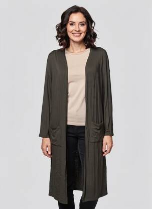 Jachete casual guler tip costum verde STREET ONE femeie