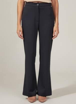 Pantalon evazat talie joasă talie joasă negru AMELIE & AMELIE femeie