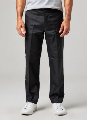 Pantalon drept țesătură poplin mărime normală negru ADOLPHE LAFONT bărbat