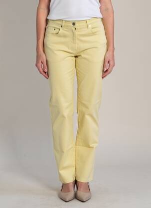 Pantalon drept elasticitate mărime normală verde LUCCHINI femeie