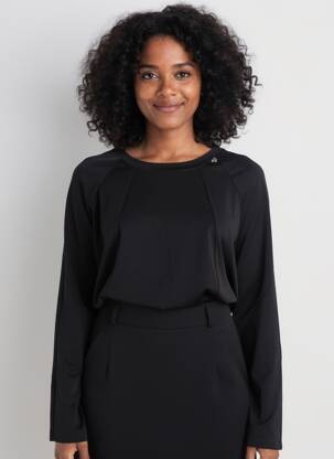 Tricou mâneci lungi mâneci lungi negru DIANA GALLESI femeie