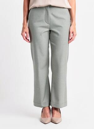 Pantalon 7/8 talie înaltă talie înaltă verde INDI & COLD femeie