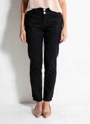 Pantalon slim talie înaltă talie înaltă negru LOLA ESPELETA femeie