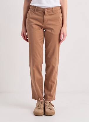 Pantalon chino elasticitate mărime normală maro HAPPY femeie