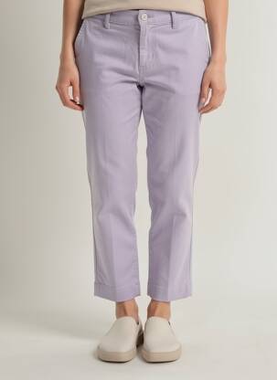 Pantalon chino elasticitate mărime normală violet FREEMAN T.PORTER femeie