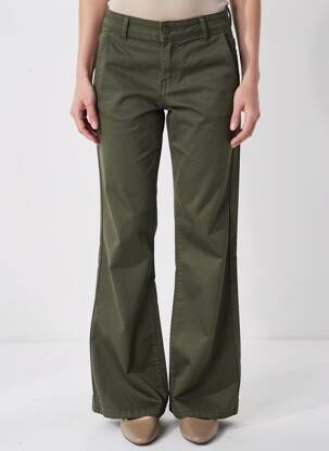 Pantalon evazat mărime normală mărime normală verde HAPPY femeie