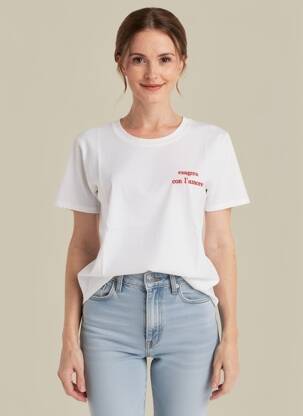 Tricou elasticitate mâneci scurte alb ALTAMIRA femeie