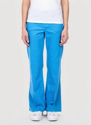 Pantalon evazat elasticitate mărime normală albastru HAPPY femeie