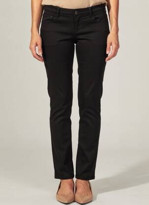 Pantalon slim elasticitate mărime normală negru KANOPE femeie