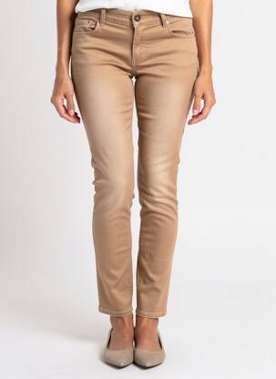 Pantalon slim elasticitate mărime normală maro STREET ONE femeie