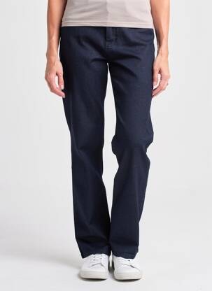 Pantalon drept elasticitate mărime normală albastru KANOPE femeie
