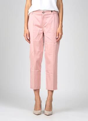 Pantalon chino țesătură poplin mărime normală roz STREET ONE femeie