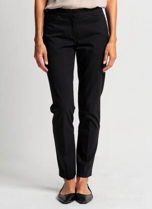 Pantalon slim talie elastică mărime normală negru QUATTRO femeie